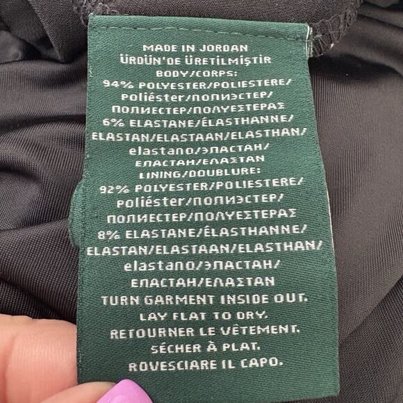 Lauren Ralph Lauren Black Jumpsuit Wide Leg Cropped Womens Size‎ XL (1609) - Picture 4 of 4